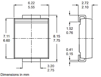 Mechanical Drawing - Nexperia US3M Ultrafast Recovery Rectifier